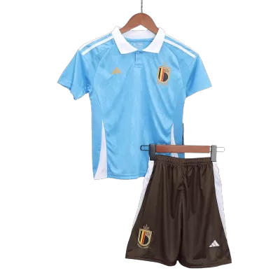 Miniconjunto Bélgica Euro 2024 Segunda Equipación Visitante Niño (Camiseta + Pantalón Corto) - camisetasfutbol