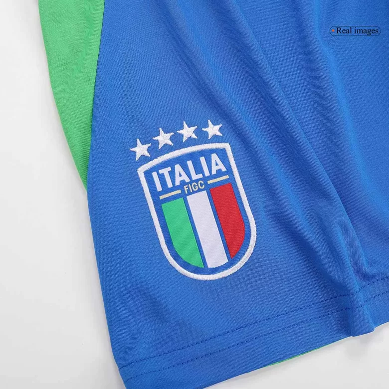Miniconjunto Italia Euro 2024 Segunda Equipación Visitante Niño (Camiseta + Pantalón Corto) - camisetasfutbol