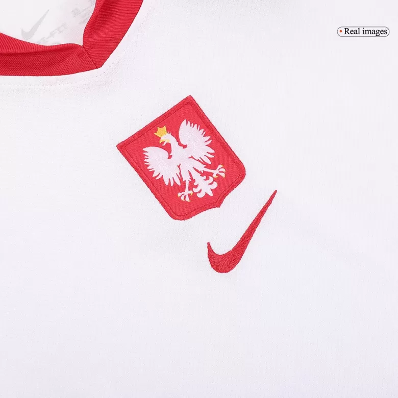 Miniconjunto Polonia Euro 2024 Primera Equipación Local Niño (Camiseta + Pantalón Corto) - camisetasfutbol