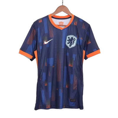 Camiseta Auténtica Holanda Euro 2024 Segunda Equipación Visitante Hombre - Versión Jugador - camisetasfutbol