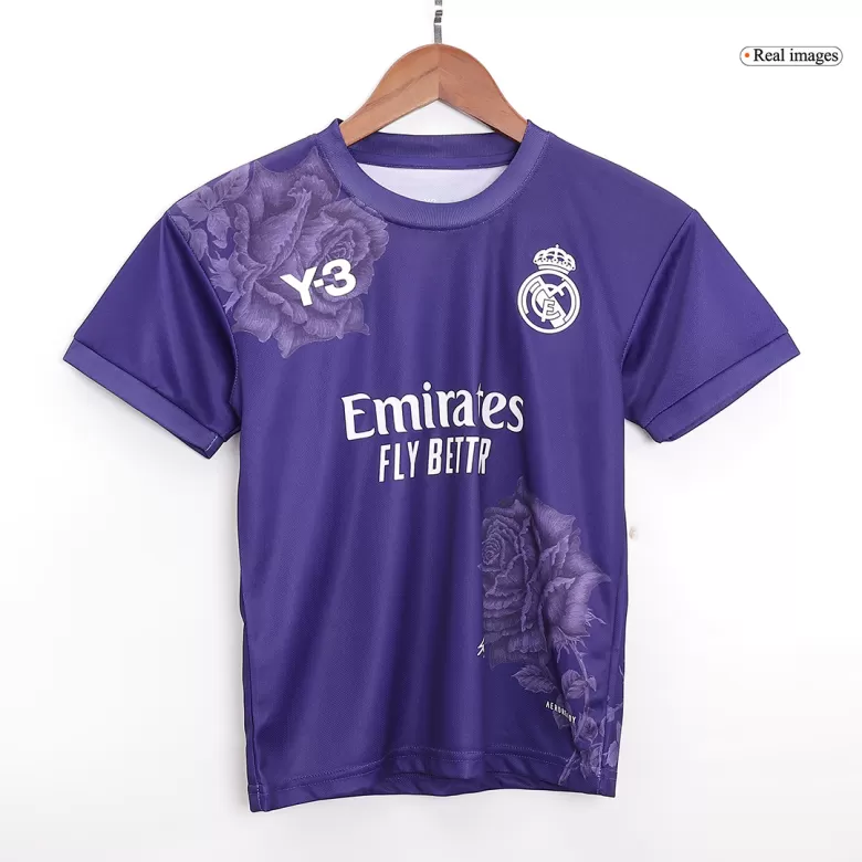 Miniconjunto Real Madrid 2023/24 Cuarta Equipación Niño (Camiseta + Pantalón Corto) - camisetasfutbol