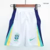 Miniconjunto Completo Brazil Copa América 2024 Segunda Equipación Visitante Niño (Camiseta + Pantalón Corto + Calcetines) - camisetasfutbol