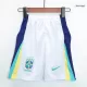 Miniconjunto Completo Brazil Copa América 2024 Segunda Equipación Visitante Niño (Camiseta + Pantalón Corto + Calcetines) - camisetasfutbol