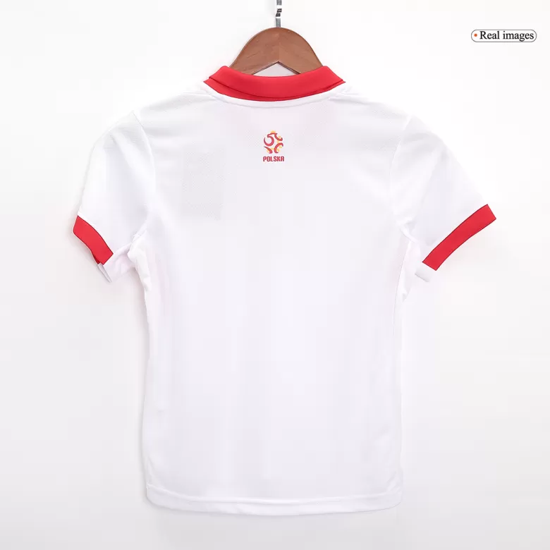 Miniconjunto Polonia Euro 2024 Primera Equipación Local Niño (Camiseta + Pantalón Corto) - camisetasfutbol
