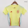 Miniconjunto España Euro 2024 Segunda Equipación Visitante Niño (Camiseta + Pantalón Corto) - camisetasfutbol