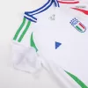 Miniconjunto Italia Euro 2024 Segunda Equipación Visitante Niño (Camiseta + Pantalón Corto) - camisetasfutbol