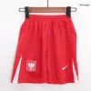 Miniconjunto Polonia Euro 2024 Primera Equipación Local Niño (Camiseta + Pantalón Corto) - camisetasfutbol