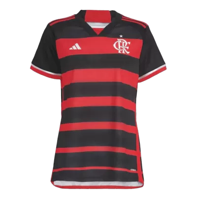 Camiseta CR Flamengo 2024/25 Primera Equipación Local Mujer - Versión Hincha - camisetasfutbol
