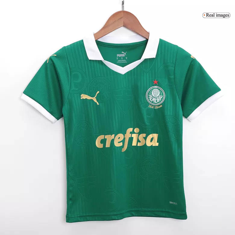 Miniconjunto SE Palmeiras 2024/25 Primera Equipación Local Niño (Camiseta + Pantalón Corto) - camisetasfutbol