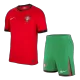 Calidad Premium Conjunto Portugal Euro 2024 Primera Equipación Local Hombre (Camiseta + Pantalón Corto) - camisetasfutbol