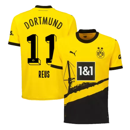 Camiseta REUS #11 Borussia Dortmund 2023/24 Primera Equipación Local Hombre - Versión Hincha - camisetasfutbol