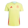 Camiseta Auténtica España Euro 2024 Segunda Equipación Visitante Hombre - Versión Jugador - camisetasfutbol