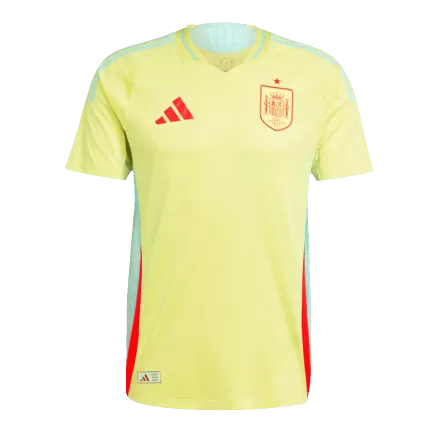 Camiseta Auténtica España Euro 2024 Segunda Equipación Visitante Hombre - Versión Jugador - camisetasfutbol