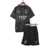 Miniconjunto AC Milan x Pleasures 2023/24 Cuarta Equipación Niño (Camiseta + Pantalón Corto) - camisetasfutbol