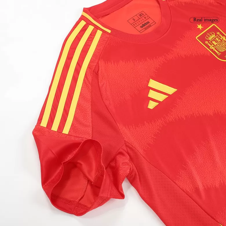Camiseta España Euro 2024 Primera Equipación Local Hombre - Versión Hincha - camisetasfutbol