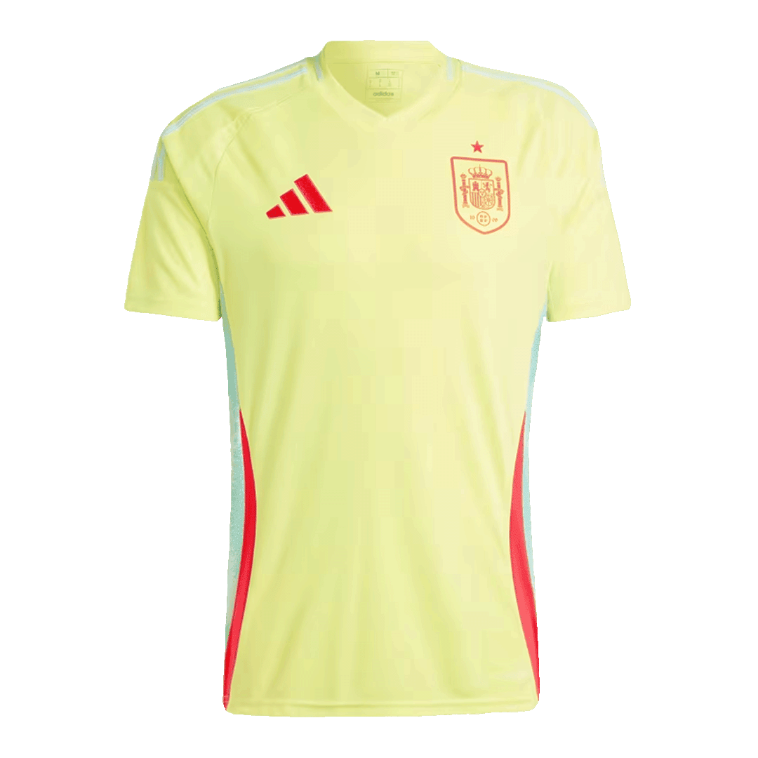 Camiseta España Euro Segunda Equipación Visitante Hombre - Versión Hincha - camisetasfutbol