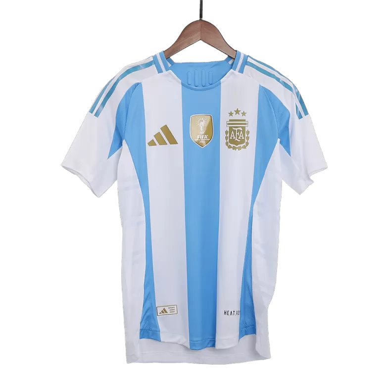 Camiseta Auténtica Argentina Copa América 2024 Primera Equipación Local Hombre - Versión Jugador - camisetasfutbol