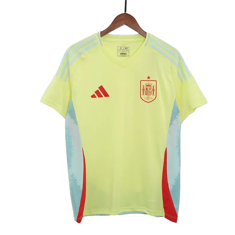Conjunto España Euro 
2024 Segunda Equipación Visitante Hombre (Camiseta + Pantalón Corto) - camisetasfutbol