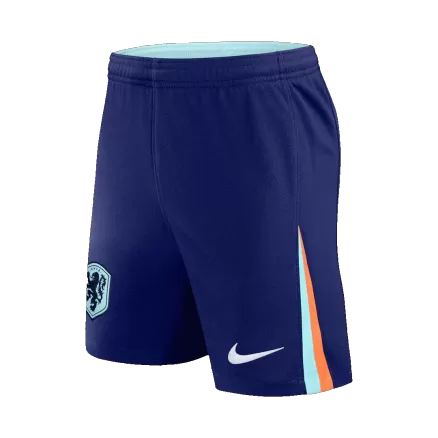 Pantalón Corto Holanda Euro 2024 Segunda Equipación Visitante Hombre - camisetasfutbol