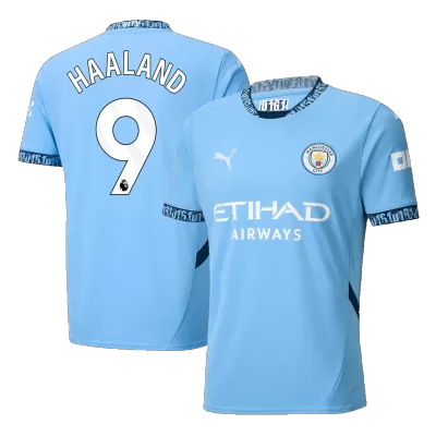 Calidad Premium Camiseta HAALAND #9 Manchester City 2024/25 Primera Equipación Local Hombre - Versión Hincha - camisetasfutbol