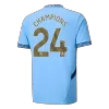 Calidad Premium Camiseta CHAMPIONS #24 Manchester City 2024/25 Primera Equipación Local Hombre - Versión Hincha - camisetasfutbol