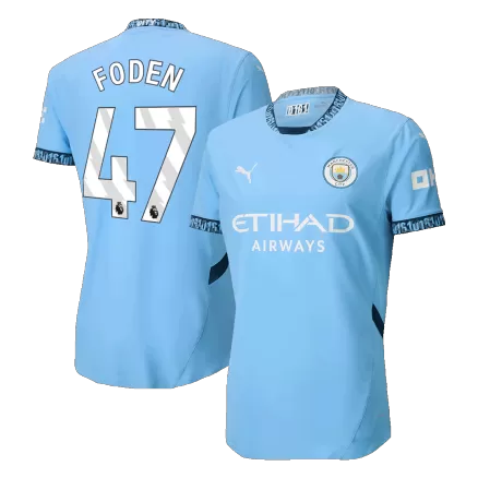 Camiseta FODEN #47 Manchester City 2024/25 Primera Equipación Local Hombre - Versión Hincha - camisetasfutbol