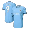 Camiseta Auténtica HAALAND #9 Manchester City 2024/25 Primera Equipación Local Hombre - Versión Jugador - camisetasfutbol