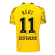 UCL Camiseta REUS #11 Borussia Dortmund 2023/24 Tercera Equipación Hombre - Versión Hincha - camisetasfutbol