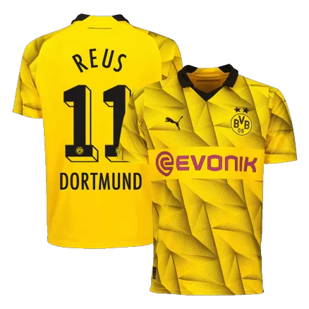 UCL Camiseta REUS #11 Borussia Dortmund 2023/24 Tercera Equipación Hombre - Versión Hincha - camisetasfutbol