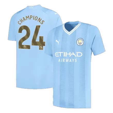 CamisetaS #24 Manchester City 2023/24 Primera Equipación Local Hombre - Versión Hincha - camisetasfutbol
