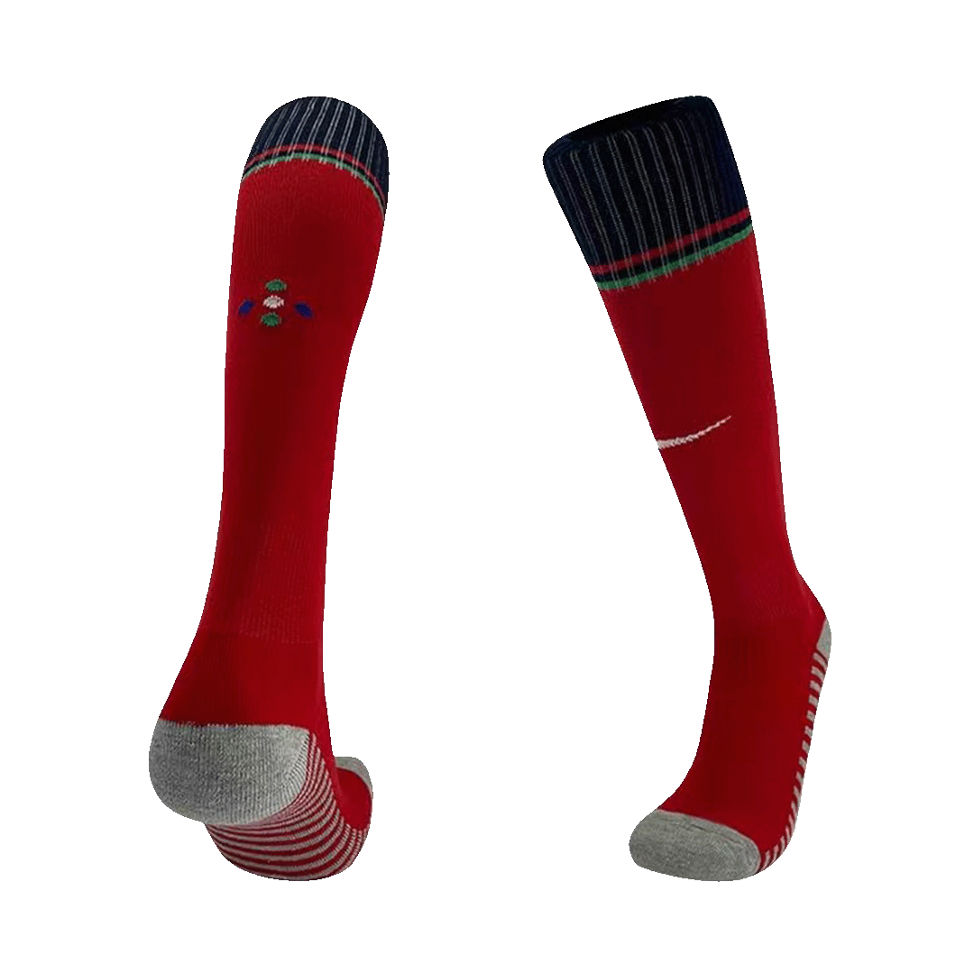 Portugal Primera Equipación Fútbol Calcetines Euro Hombre - camisetasfutbol