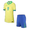 Miniconjunto Brazil Copa América 2024 Primera Equipación Local Niño (Camiseta + Pantalón Corto) - camisetasfutbol