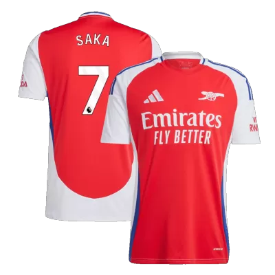 Calidad Premium Camiseta SAKA #7 Arsenal 2024/25 Primera Equipación Local Hombre - Versión Hincha - camisetasfutbol
