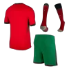 Calidad Premium Conjunto Completo Portugal Euro 2024 Primera Equipación Local Hombre (Camiseta + Pantalón Corto + Calcetines) - camisetasfutbol