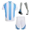 Miniconjunto Completo Argentina Copa América 2024 Primera Equipación Local Niño (Camiseta + Pantalón Corto + Calcetines) - camisetasfutbol