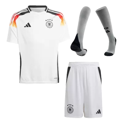 Miniconjunto Completo Alemania Euro 2024 Primera Equipación Local Niño (Camiseta + Pantalón Corto + Calcetines) - camisetasfutbol