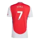 Camiseta SAKA #7 Arsenal 2024/25 Primera Equipación Local Hombre - Versión Hincha - camisetasfutbol