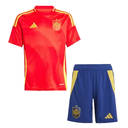 Miniconjunto España Euro 2024 Primera Equipación Local Niño (Camiseta + Pantalón Corto) - camisetasfutbol