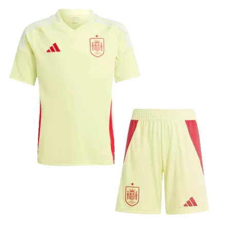 Miniconjunto España Euro 2024 Segunda Equipación Visitante Niño (Camiseta + Pantalón Corto) - camisetasfutbol
