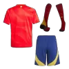 Calidad Premium Conjunto Completo España Euro 2024 Primera Equipación Local Niño (Camiseta + Pantalón Corto + Calcetines) - camisetasfutbol