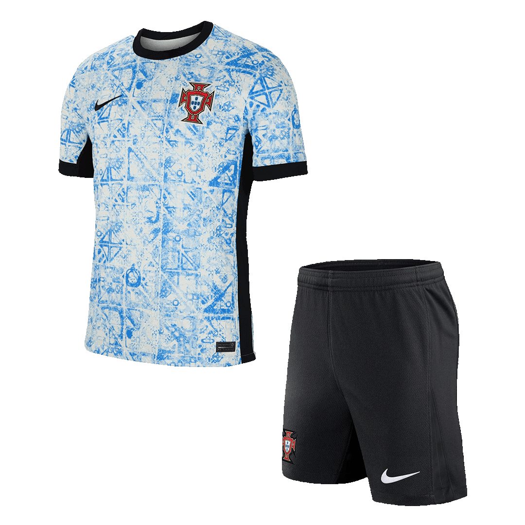 Conjunto Portugal Euro 
Segunda Equipación Visitante Hombre (Camiseta + Pantalón Corto) - camisetasfutbol