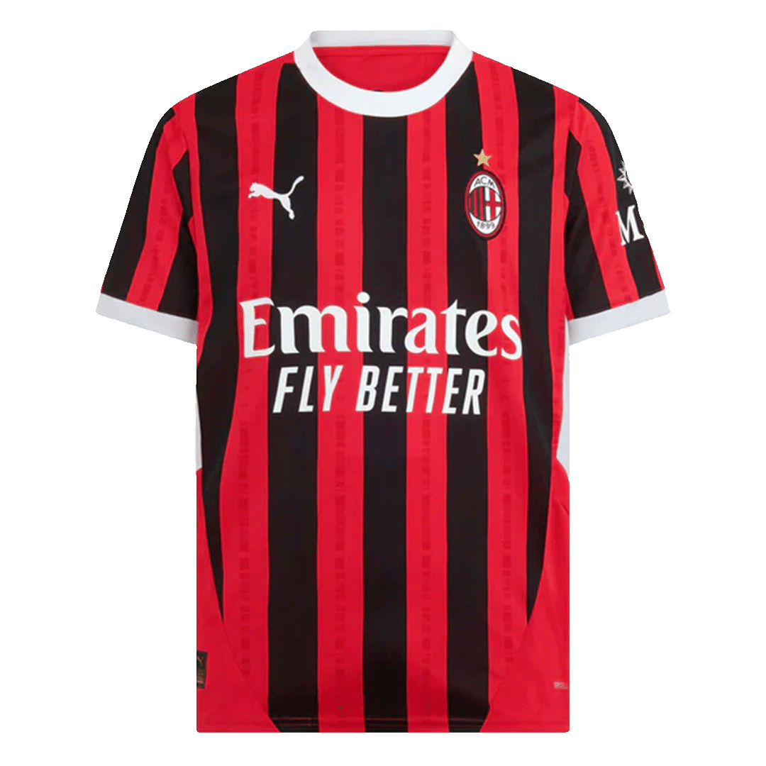 Camiseta AC Milan Primera Equipación Local Hombre - Versión Hincha - camisetasfutbol