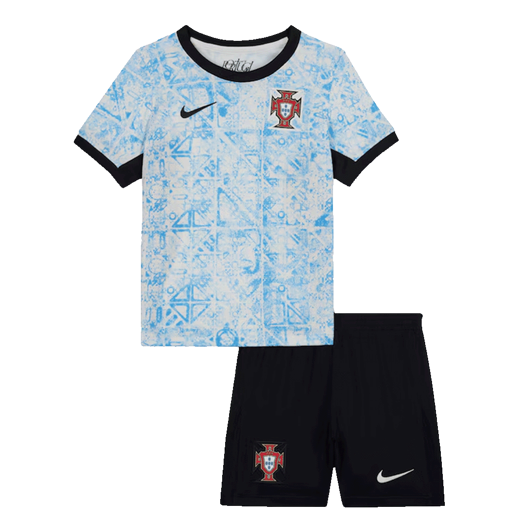 Miniconjunto Portugal Segunda Equipación Visitante Niño (Camiseta + Pantalón Corto) - camisetasfutbol