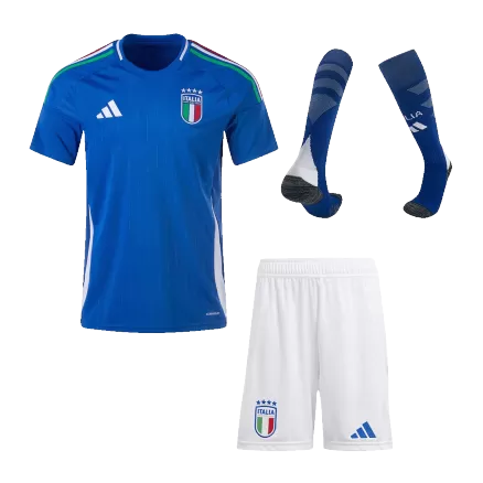 Conjunto Completo Italia Euro 2024 Primera Equipación Local Hombre (Camiseta + Pantalón Corto + Calcetines) - camisetasfutbol