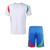 Calidad Premium Conjunto Italia Euro 2024 Segunda Equipación Visitante Hombre (Camiseta + Pantalón Corto) - camisetasfutbol