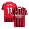 Camiseta PULISIC #11 AC Milan 2024/25 Primera Equipación Local Hombre - Versión Hincha - camisetasfutbol