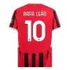 Camiseta RAFA LEÃO #10 AC Milan 2024/25 Primera Equipación Local Hombre - Versión Hincha - camisetasfutbol