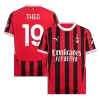 Camiseta THEO #19 AC Milan 2024/25 Primera Equipación Local Hombre - Versión Hincha - camisetasfutbol