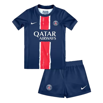 Miniconjunto PSG 2024/25 Primera Equipación Local Niño (Camiseta + Pantalón Corto) - camisetasfutbol