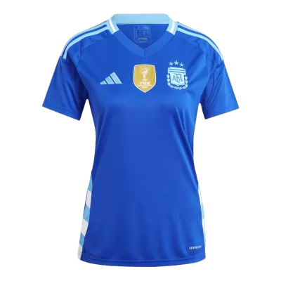 Camiseta Argentina  2024 Segunda Equipación Visitante Mujer - Versión Hincha - camisetasfutbol